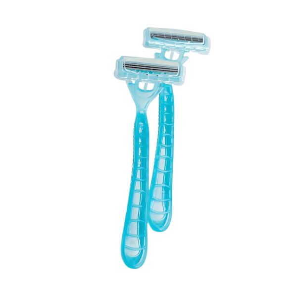 Rivaj Close & Clean In One Stroke Razor - Pack of 2 - Durable, precise razors with a smooth glide and non-slip handle.