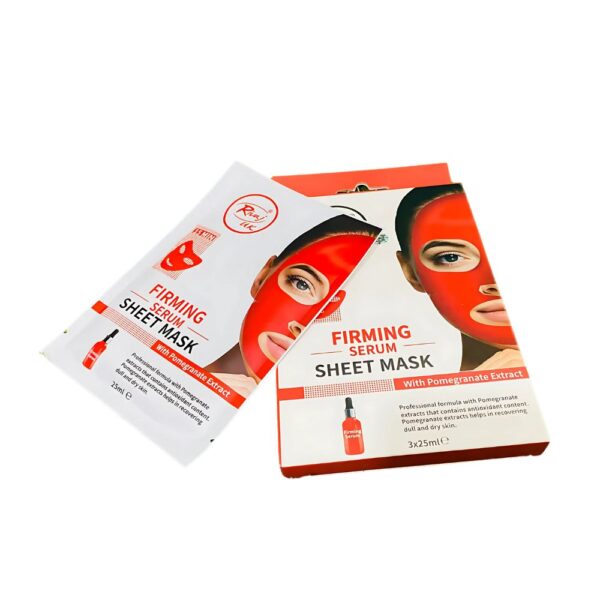 Rivaj Firming Serum Sheet Mask - Lifts, smooths wrinkles, and hydrates for firm, youthful skin.