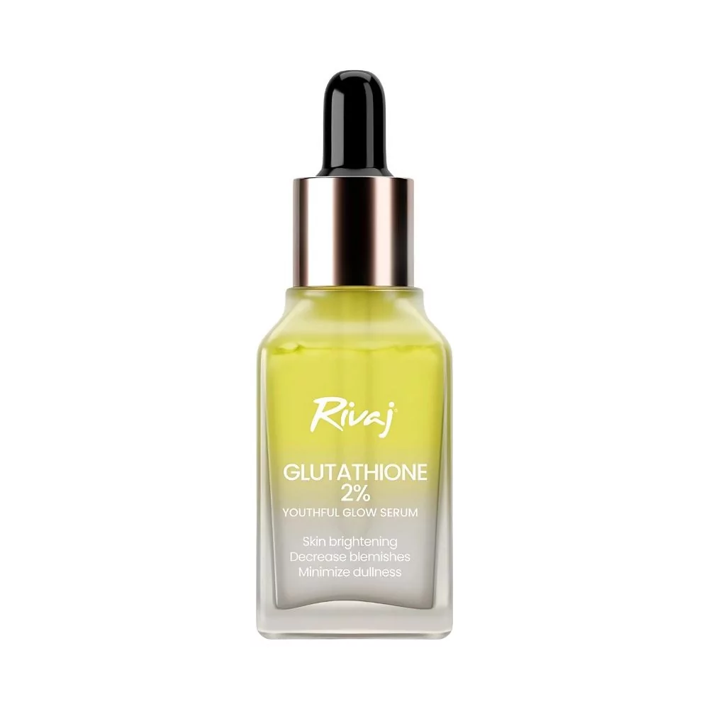 Rivaj Glutathione Youthful Face Serum 30Ml - Brightens Skin Tone And Protects Against Uv Damage And Pollution.