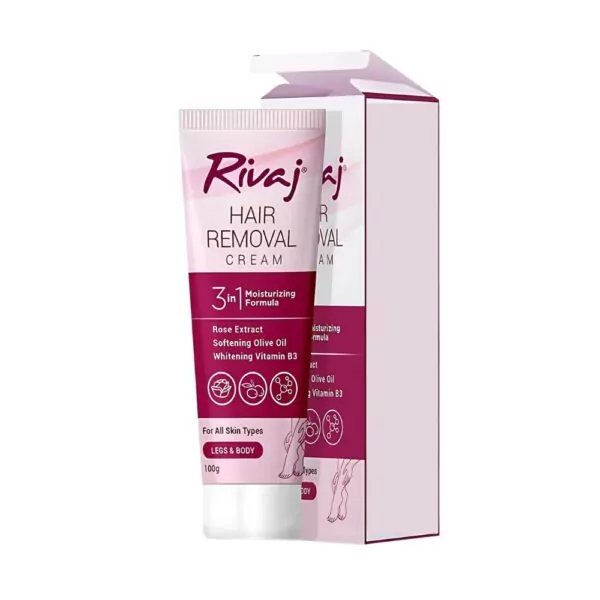 Rivaj Hair Removal Cream - 100gm - Quick, gentle, and effective solution for smooth, hair-free skin.