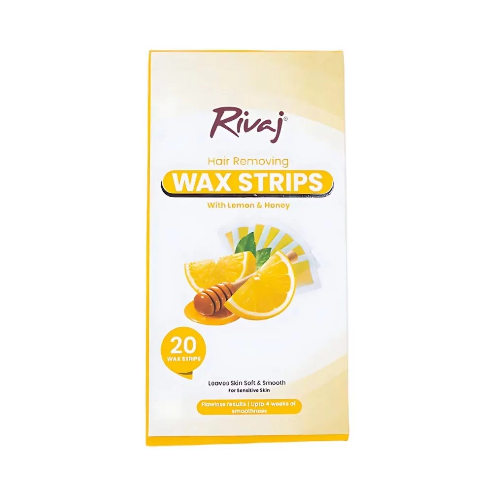 Rivaj Hair Removing Body Wax Strips - Removes Hair From The Root And Leaves Skin Smooth And Radiant For Weeks.