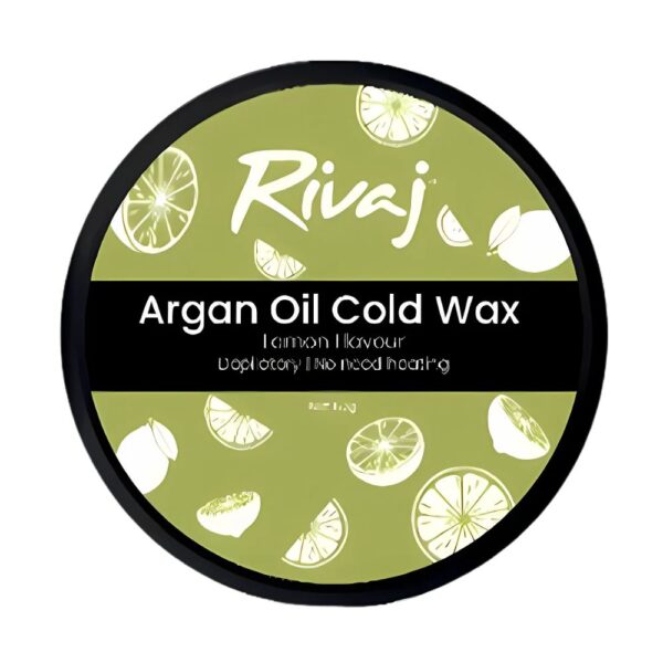 Rivaj Lemon & Argan Oil Cold Wax 200g - Smooth, nourishing hair removal solution for radiant skin.