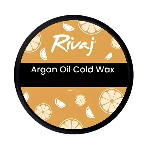 Rivaj Orange & Argan Oil Cold Wax 200g - Gentle and nourishing hair removal for glowing skin.