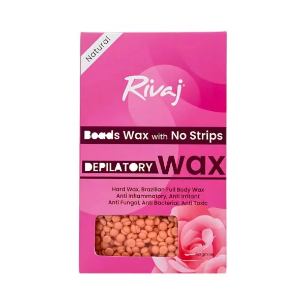 Rivaj Rose Beads Wax With No Strips 150g - Easy, mess-free hair removal for silky and smooth skin.