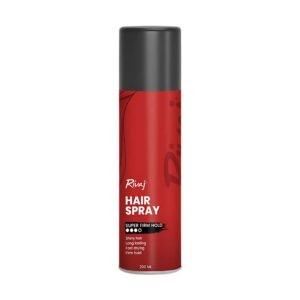 Rivaj Super Firm Hold Hair Spray 200Ml - Non-Sticky, Fast-Drying Formula For Shiny And Long-Lasting Hairstyles.