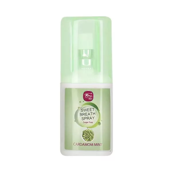 Rivaj Sweet Breath Spray Cardamom Mint - Instant fresh breath with cardamom-mint flavor, compact for travel use.