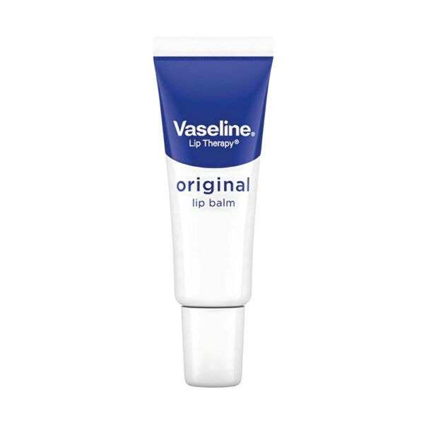 Vaseline Lip Therapy Original Lip Balm 10g, provides instant hydration and protects lips with 100% Vaseline® Jelly.