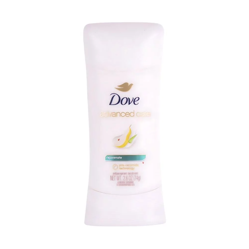 Dove Rejuvenate Deodorant Stick 74Gm – 72-Hour Protection With Pear Scent And Pro-Ceramide Technology For Soft Skin.