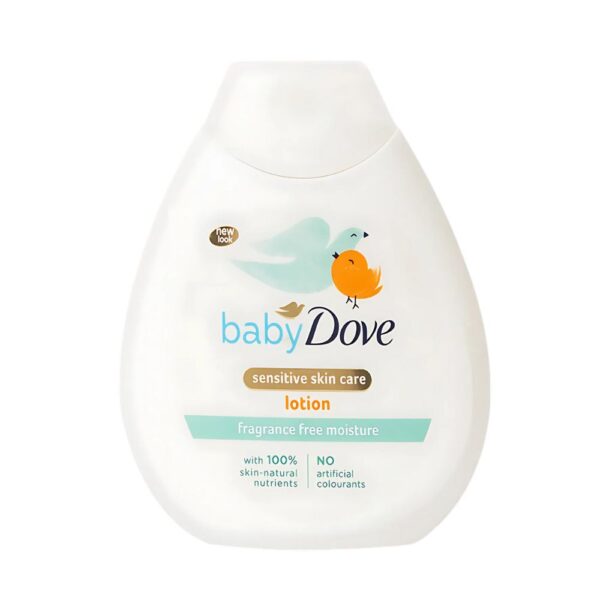 Dove Baby Sensitive Lotion – 200ml for soft, hydrated, and healthy baby skin.