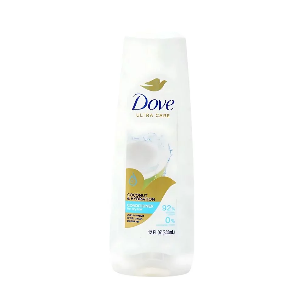 Dove Coconut &Amp;Amp; Hydration Conditioner – 355Ml Bottle For Soft, Shiny, And Nourished Hair.