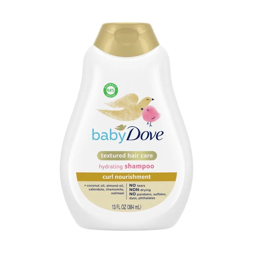 Dove Curl Nourishment Baby Shampoo 384Ml – Tear-Free And Hydrating Formula For Soft, Manageable Baby Curls.