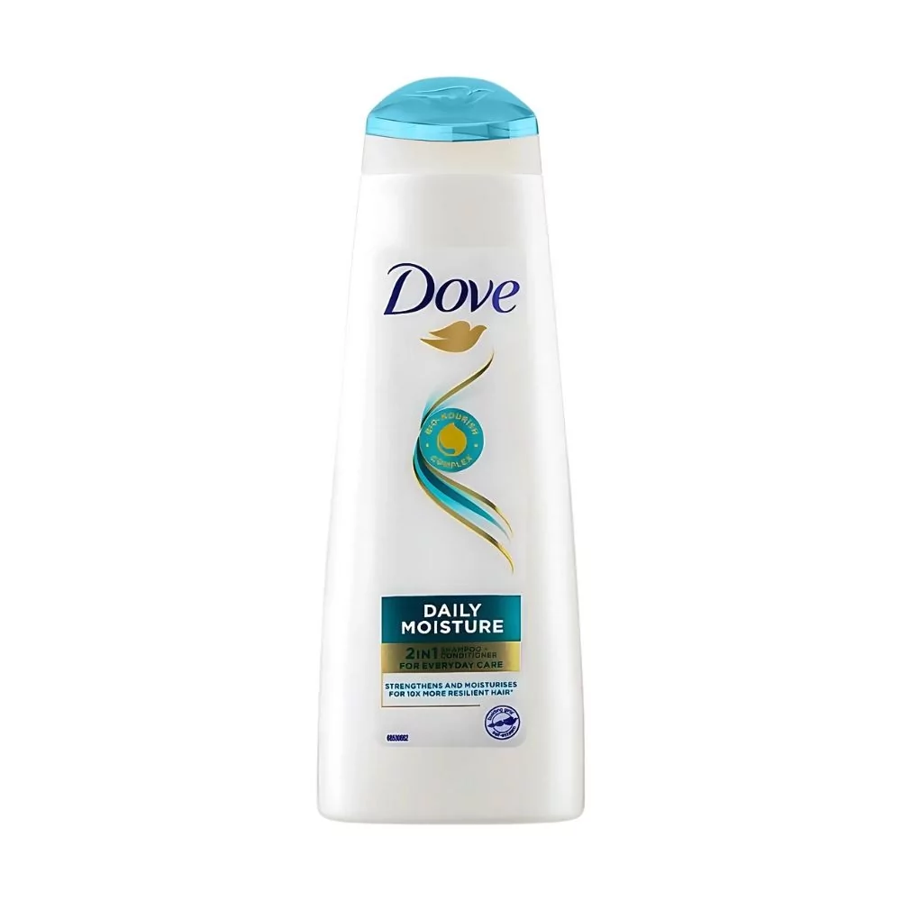 Dove Daily Moisture 2-In-1 Shampoo – 250Ml Bottle For Soft, Shiny, And Manageable Hair.