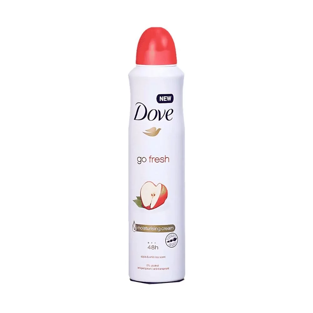 Dove Go Fresh Deodorant Apple &Amp;Amp; White Tea 250Ml – 48-Hour Protection With Apple And White Tea Scent For Soft Underarms.