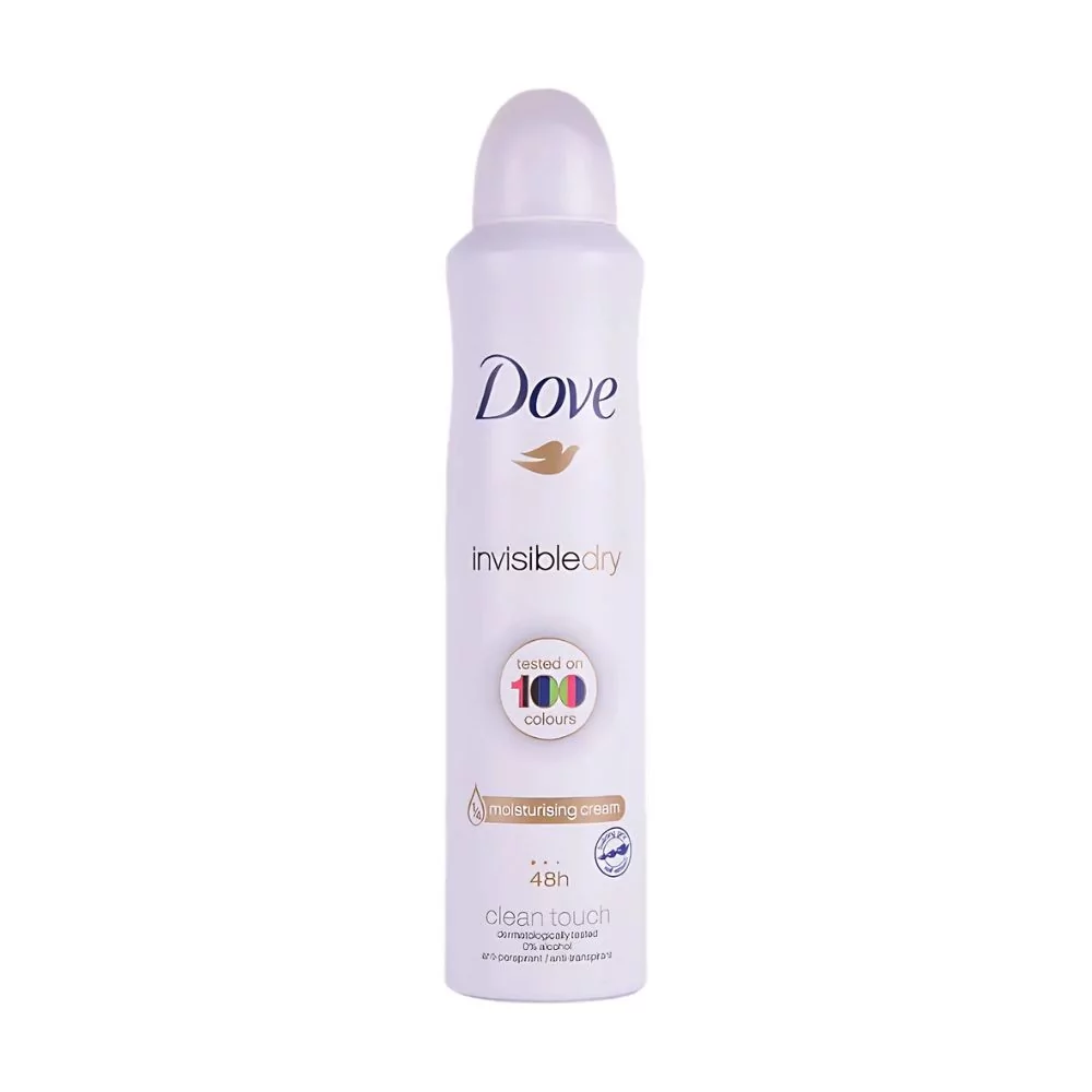 Dove Invisible Dry Deodorant - 48-Hour Sweat Protection And No White Marks On Clothes.