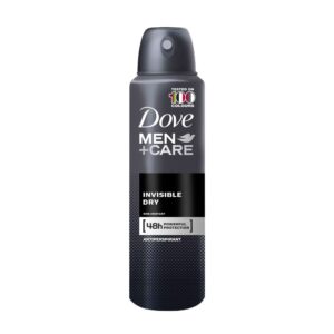 Dove Men Care Invisible Dry Deodorant Spray - 48-Hour Sweat Protection With No White Marks.