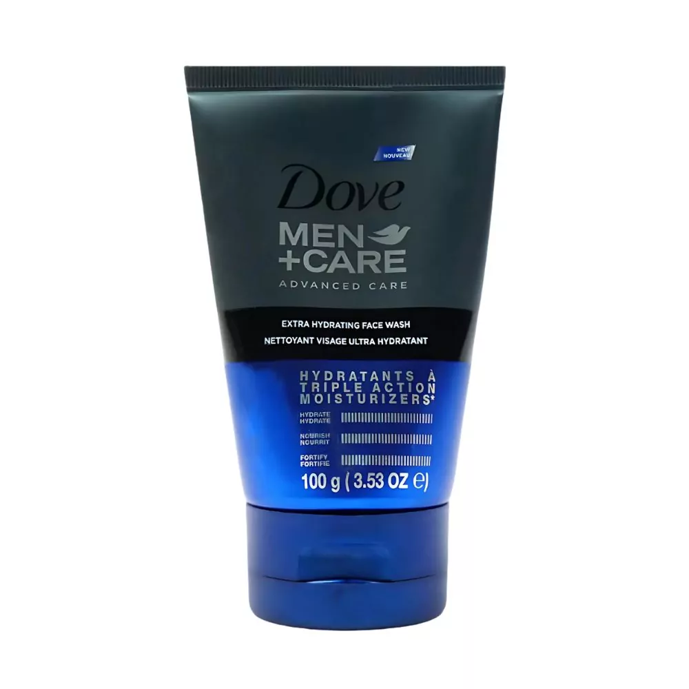 Dove Men Extra Hydrating Face Wash – Deeply Cleanses And Hydrates Skin, Perfect For Everyday Use.