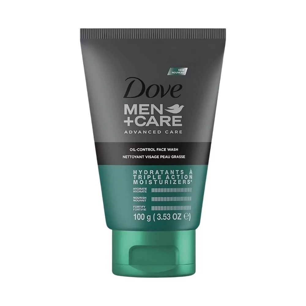 Dove Men Oil Control Face Wash - Deeply Cleanses And Controls Shine For Refreshed, Matte Skin.