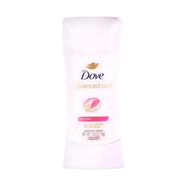 Dove Rose Petals Deodorant Stick – 74gm for smooth, fresh underarms with a gentle rose scent.