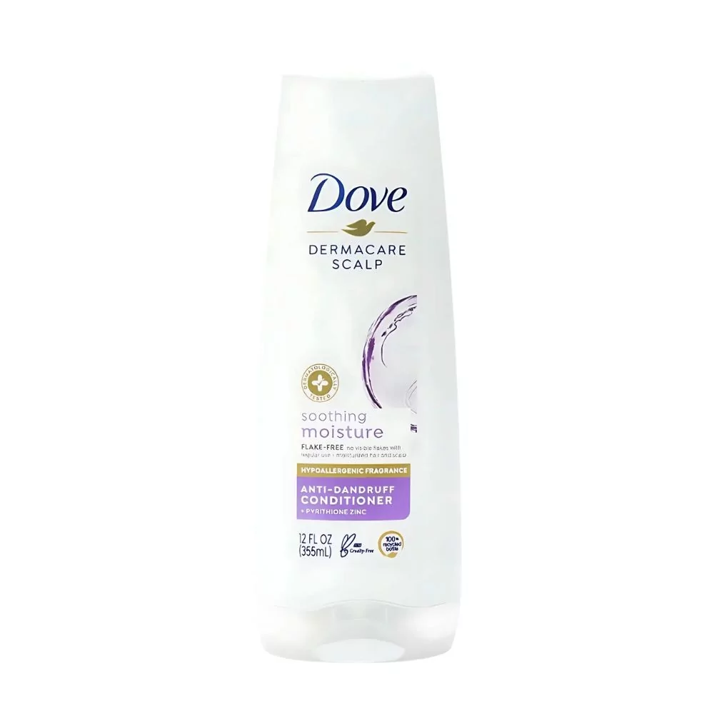 Dove Soothing Moisture Conditioner - Nourishing And Anti-Dandruff Formula For Flake-Free, Smooth Hair.