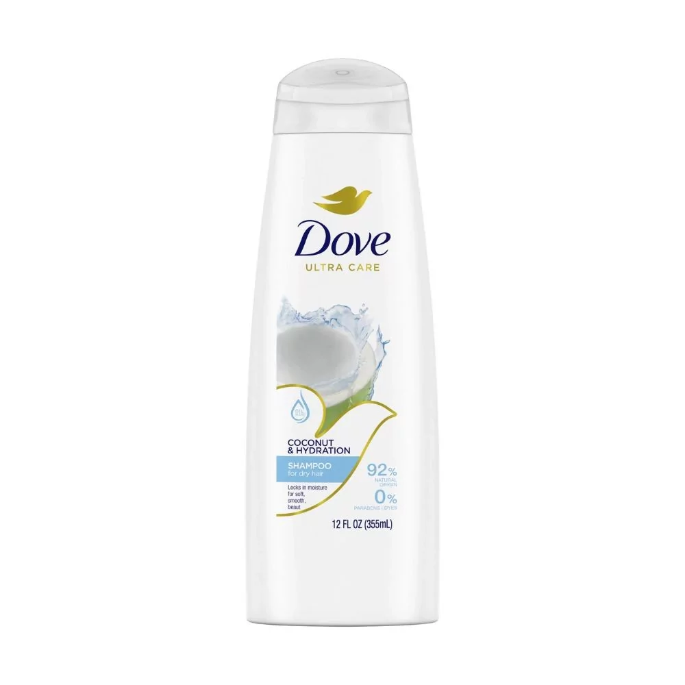 Dove Ultra Care Coconut Hydration Shampoo – 355Ml Bottle For Soft, Hydrated, And Refreshed Hair.