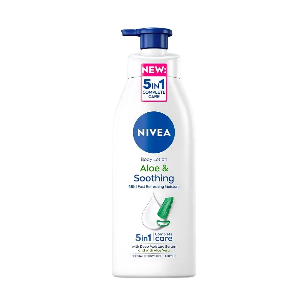 Nivea Aloe &Amp;Amp; Hydration Body Lotion 400Ml With Aloe Vera For Dry And Normal Skin.