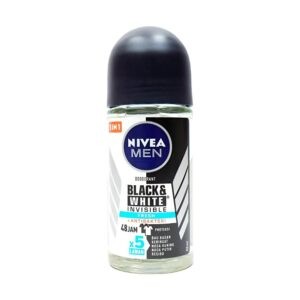 Nivea Black &Amp; White Invisible Deodorant 50Ml For Long-Lasting Freshness And Stain-Free Clothes.