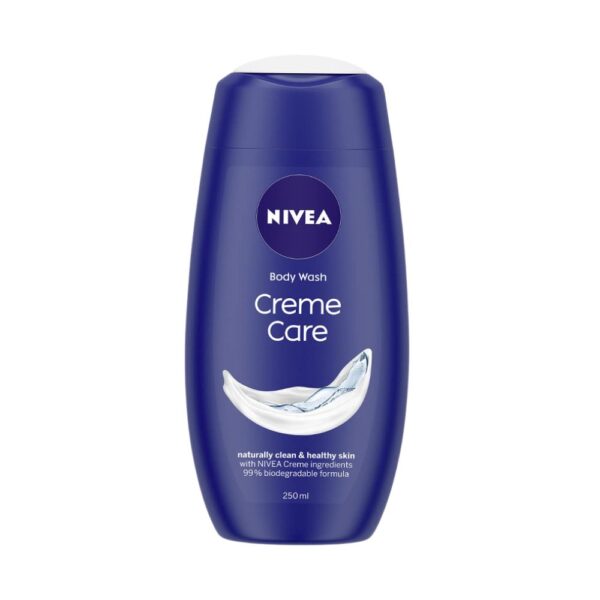 NIVEA Creme Care Shower Cream 250ml – Gentle cleansing and moisturizing shower cream for soft, smooth skin.