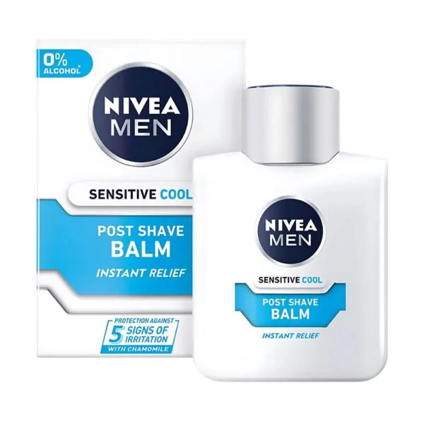 NIVEA MEN Sensitive Cool Post Shave Balm 100ml – Cooling balm for sensitive skin after shaving.