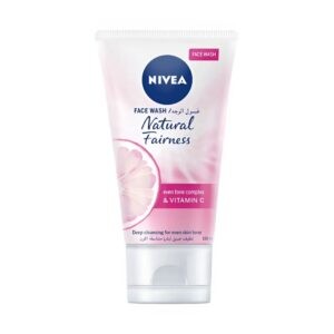 Nivea Natural Fairness Face Wash 100Ml With Vitamin C &Amp; E For Smooth And Even Skin Tone.