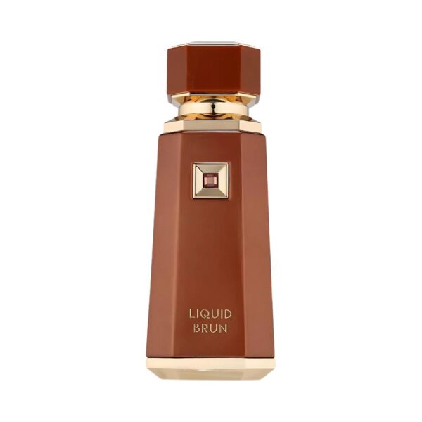 French Avenue Liquid Brun EDP – Unisex perfume with cinnamon, vanilla, and musk for a warm, sweet scent.