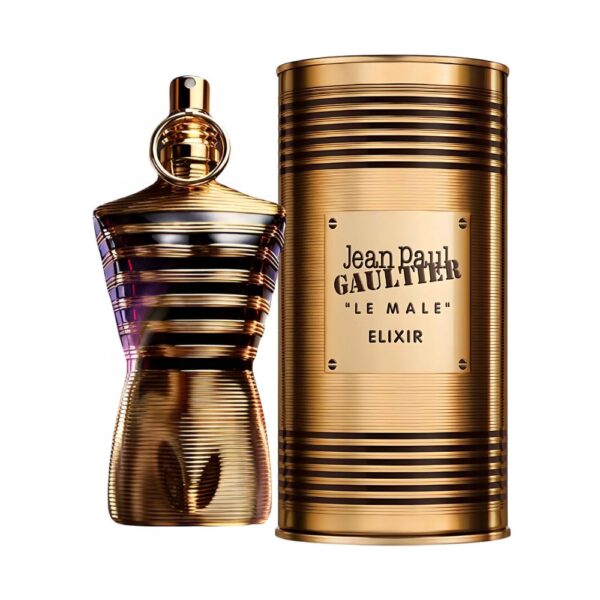 Jean Paul Gaultier Le Male Elixir Parfum – Men’s perfume with lavender, vanilla, and honey for a sweet, warm scent.