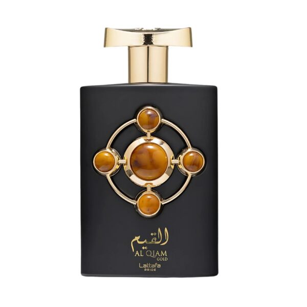 Lattafa Al Qiam Gold EDP – Unisex perfume with saffron, leather, and oud for a rich, long-lasting scent.