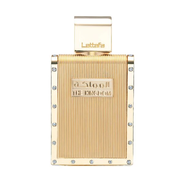 Lattafa Kingdom Men Perfume EDP 100ml – A royal blend of vanilla, tobacco, and sage for a strong and long-lasting scent.