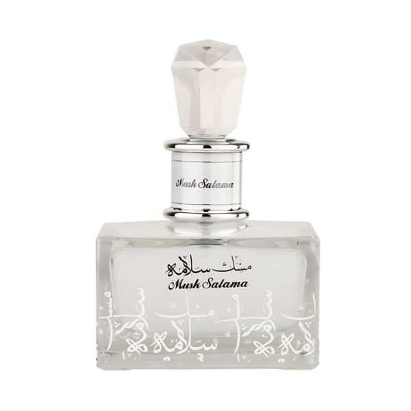 Lattafa Musk Salama Perfume EDP Unisex 100ml – Soft fruity and white musk fragrance, long-lasting and sweet.