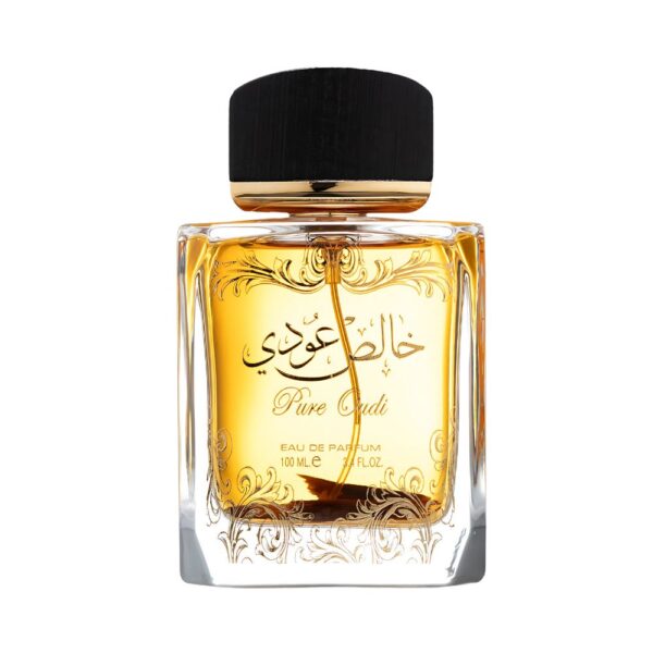 Lattafa Pure Oudi Perfume EDP Unisex 100ml – Warm oud and cinnamon fragrance, spicy and long-lasting.