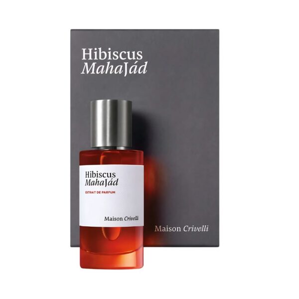 Maison Crivelli Hibiscus MahaJád – Unisex perfume with rose, vanilla, and leather for a fresh, sweet scent.