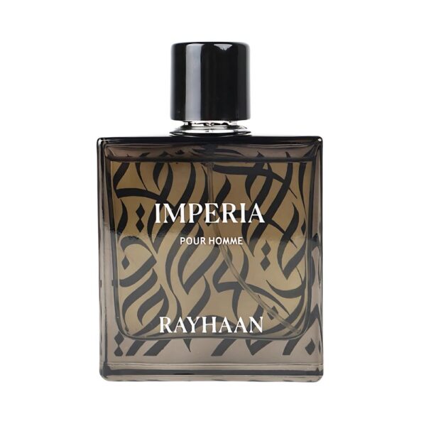 Rayhaan Imperia EDP - Fresh men’s perfume with bergamot, apple, and oakmoss for a bold and confident scent.