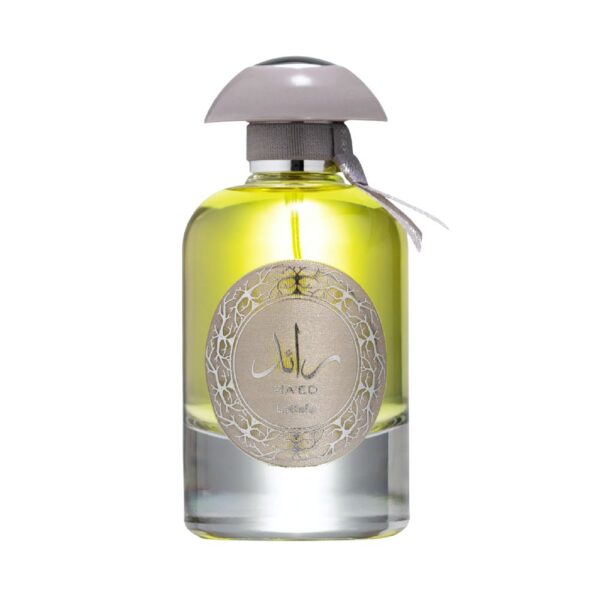 Lattafa Raed Silver Perfume EDP Unisex 100ml – A bold spicy and woody fragrance with saffron, leather, and amber.