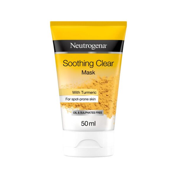 Neutrogena Soothing Clear Turmeric Mask – Clears pores, removes oil, and calms spot-prone skin for a fresh, healthy face.