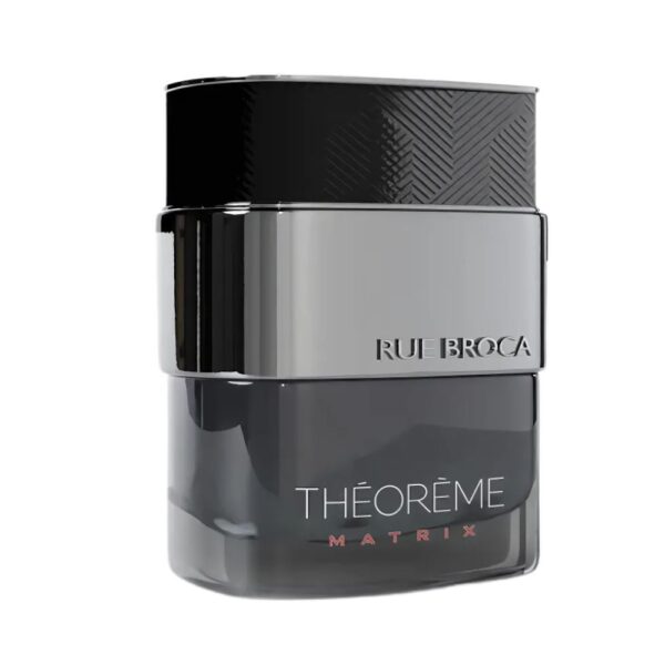 Rue Broca Theoreme Matrix – Men’s perfume with black currant, saffron, and musk for a fresh, woody scent.