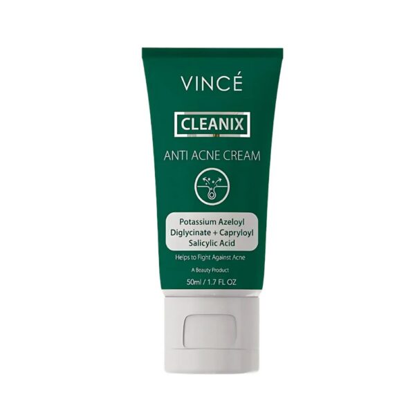 Vince Anti Acne Cream – Anti-acne cream with salicylic acid and soothing ingredients for clear and spot-free skin.