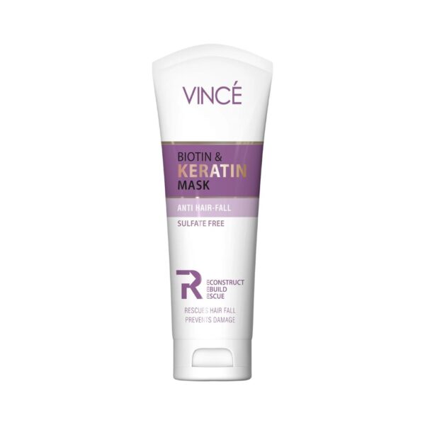 Vince Biotin & Keratin Mask For Hair – Deep repair hair mask with biotin and keratin for smooth, thick, and strong hair.