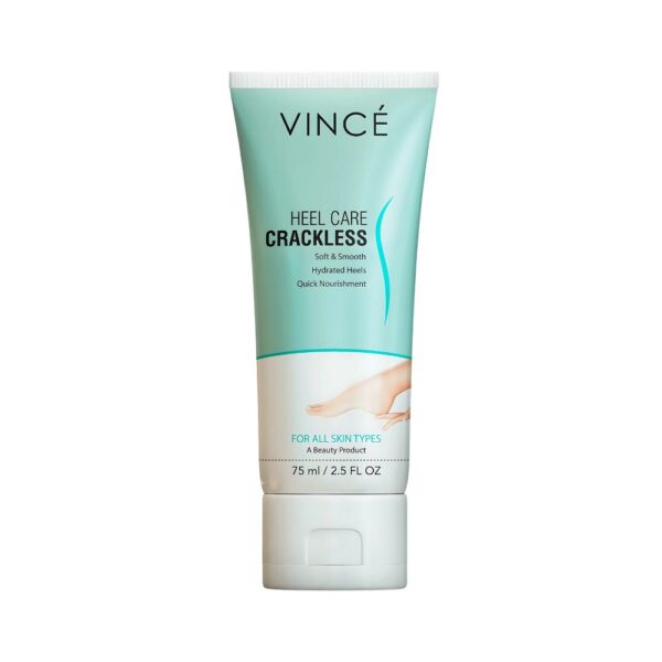 Vince Crackless Heel Care – Foot cream with almond oil, lanolin, and petroleum jelly for soft and healthy heels.