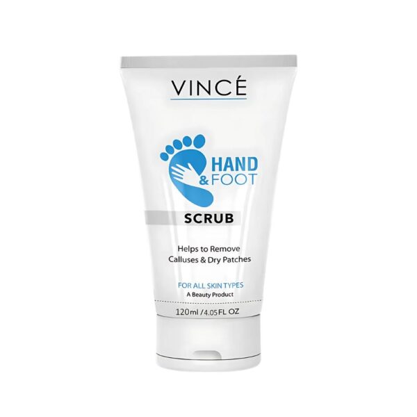 Vince Hand & Foot Scrub – Deep exfoliating scrub for smooth, soft and glowing hands and feet.