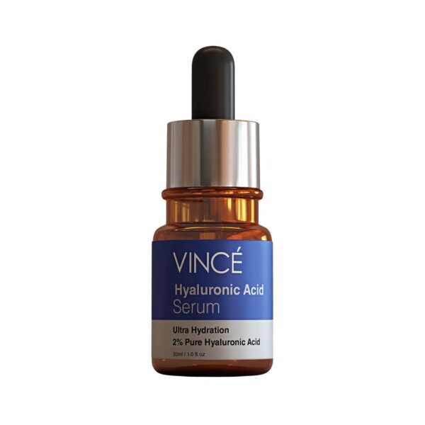 Vince Hyaluronic Acid Serum – Deep hydration with Vitamin B5 for soft, smooth & glowing skin.