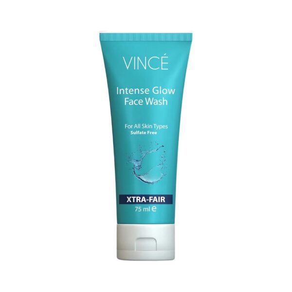 Vince Intense Glow Face Wash – Gentle skin cleanser with Morus Nigra Extract for glowing, bright, and even-toned skin.