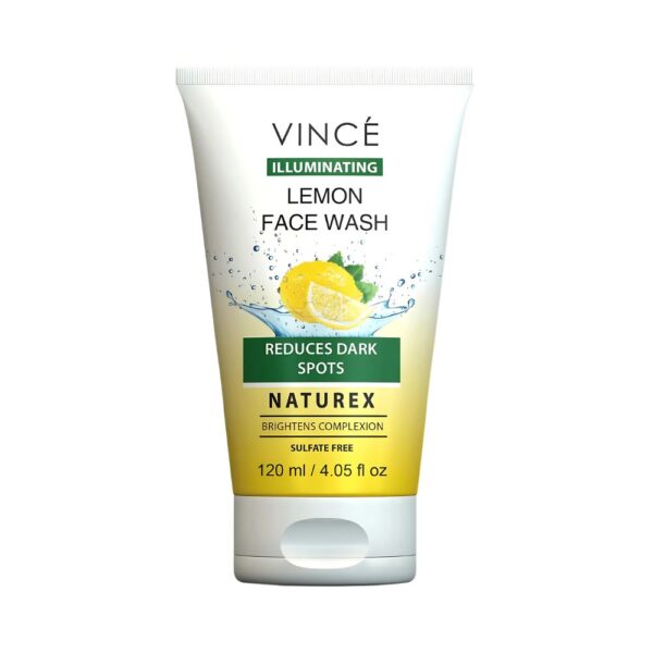 Vince Lemon Face Wash – Natural lemon cleanser for bright, oil-free, and refreshed skin.