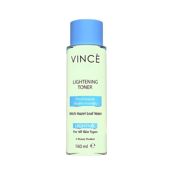 Vince Lightening Toner – Skin toner with rose water, witch hazel and niacinamide for smooth and clear skin.