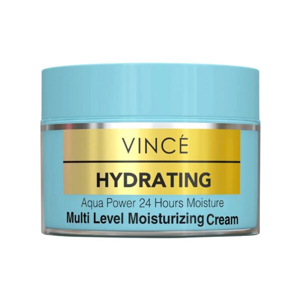 Vince Multi-Level Moisturizing Cream – Deep hydrating cream with Hydra Moisture Technology for soft and glowing skin.