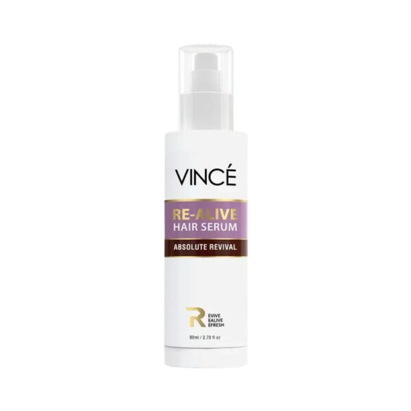 Vince Re-Alive Hair Serum – Hair serum with Argan and Grape Seed Oil for smooth, shiny, and frizz-free hair.